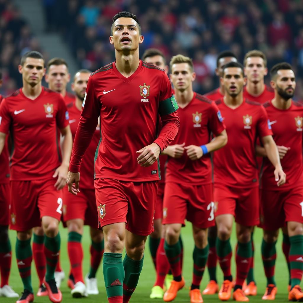 Ronaldo Dẫn Dắt Đội Tuyển Bồ Đào Nha