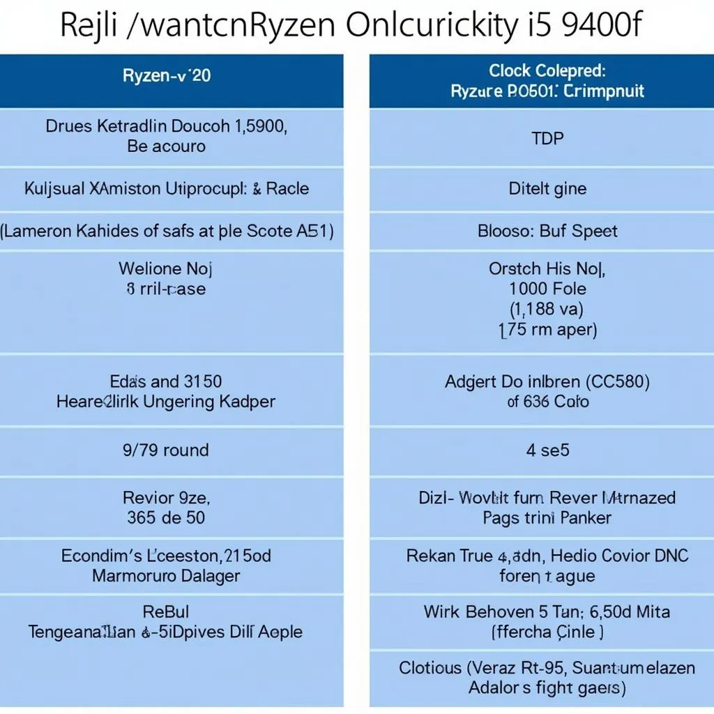 So sánh thông số Ryzen 5 3500 và i5 9400f