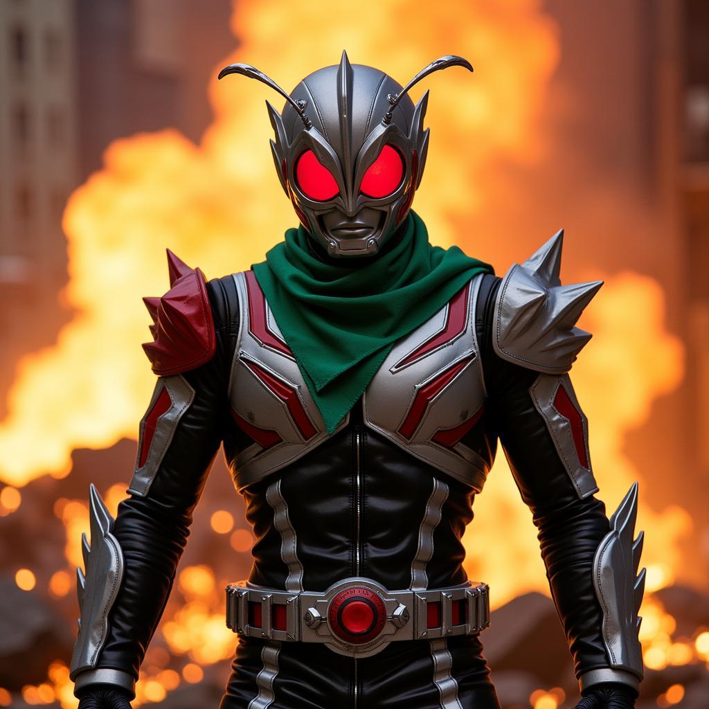 Hình ảnh Kamen Rider 1 - Ichigo, đại diện tiêu biểu cho thế hệ Showa Rider