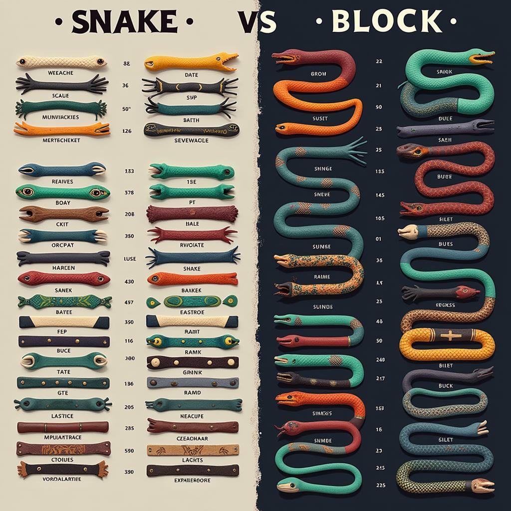 Snake vs Block Skin Categories