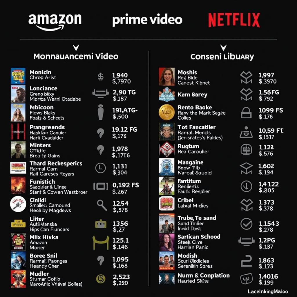 So sánh nội dung Amazon Prime và Netflix