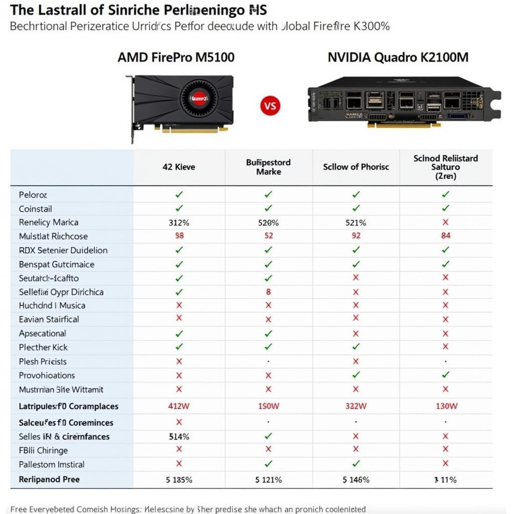 Hiệu năng AMD FirePro M5100 và NVIDIA Quadro K2100M