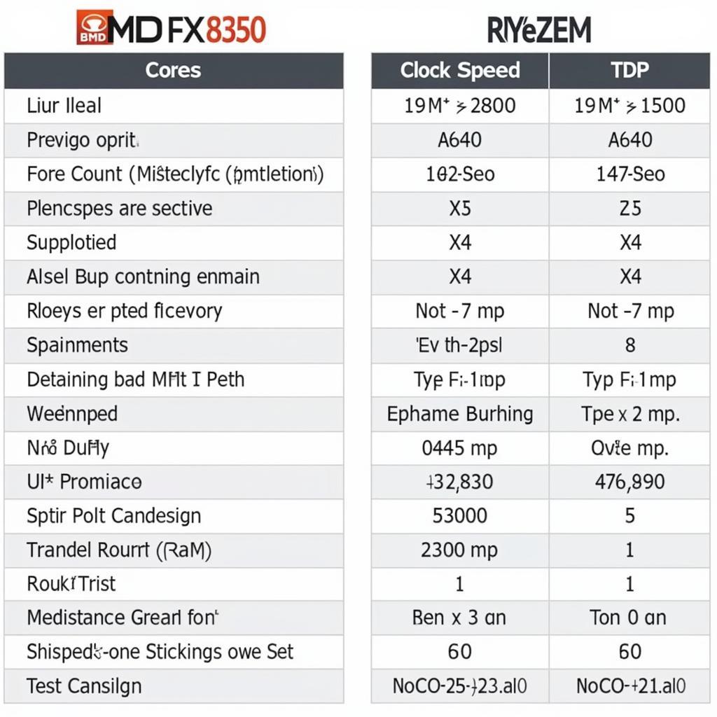 So sánh AMD FX 8350 và Ryzen