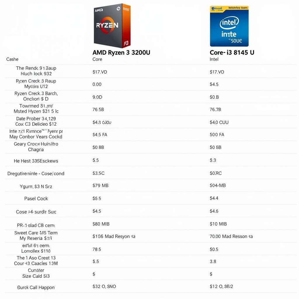 So sánh CPU AMD Ryzen 3 3200U và Intel Core i3 8145U