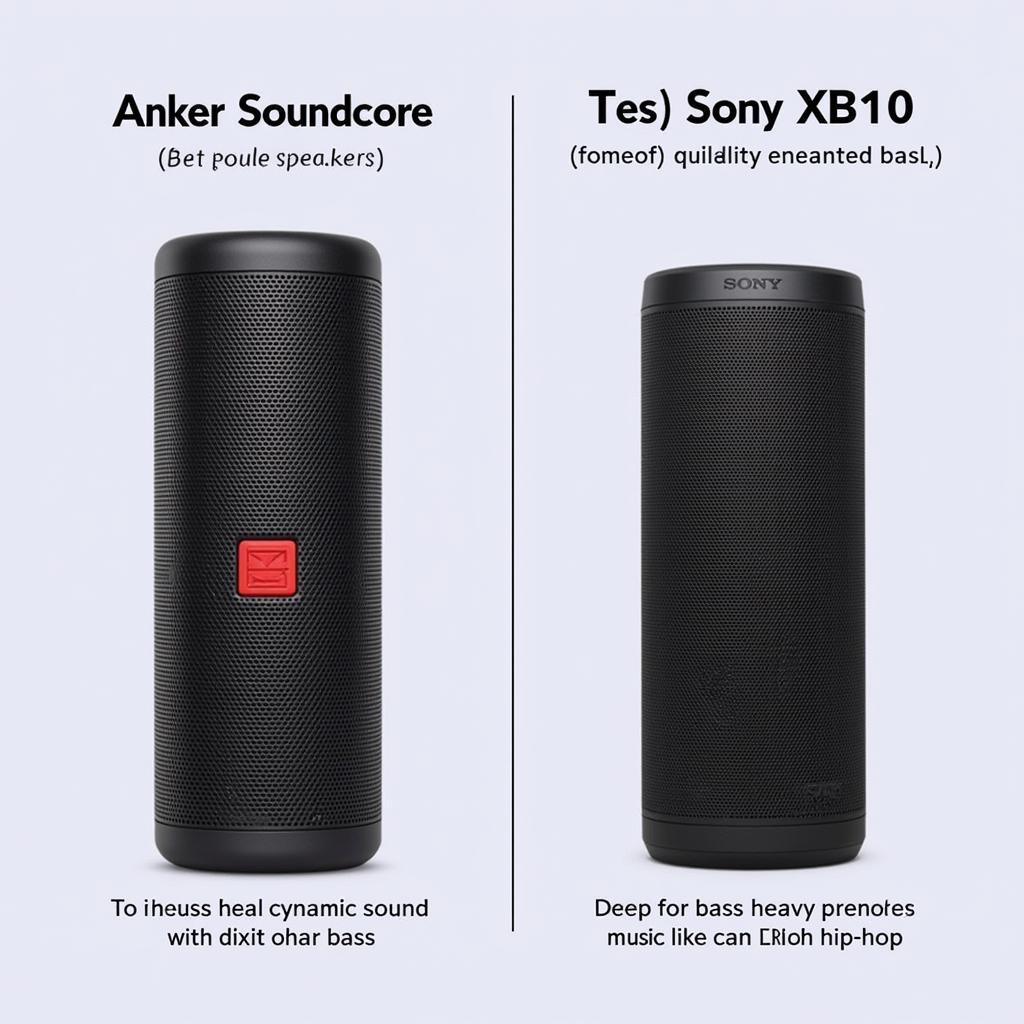 Anker Soundcore vs Sony XB10 - Chất Âm