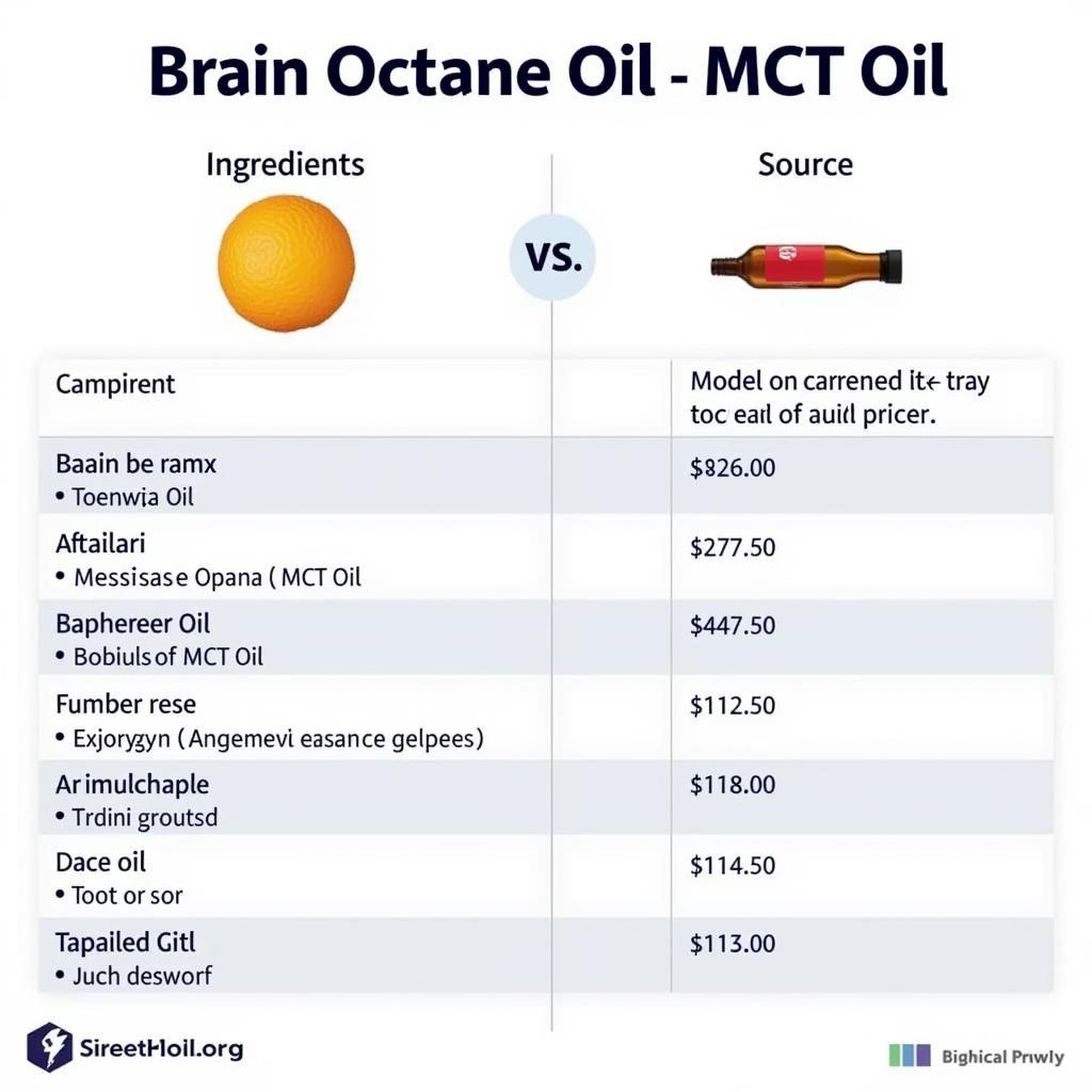 So sánh Brain Octane Oil và MCT Oil