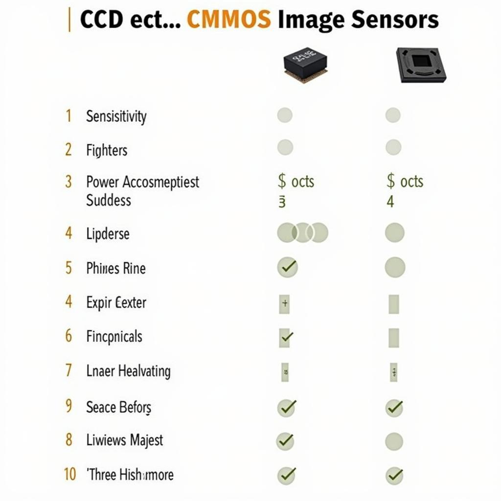 So sánh CCD và CMOS