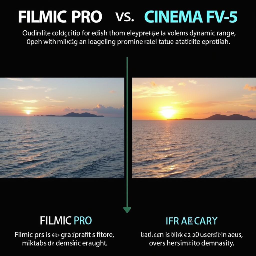 So sánh chất lượng hình ảnh Filmic Pro và Cinema FV-5