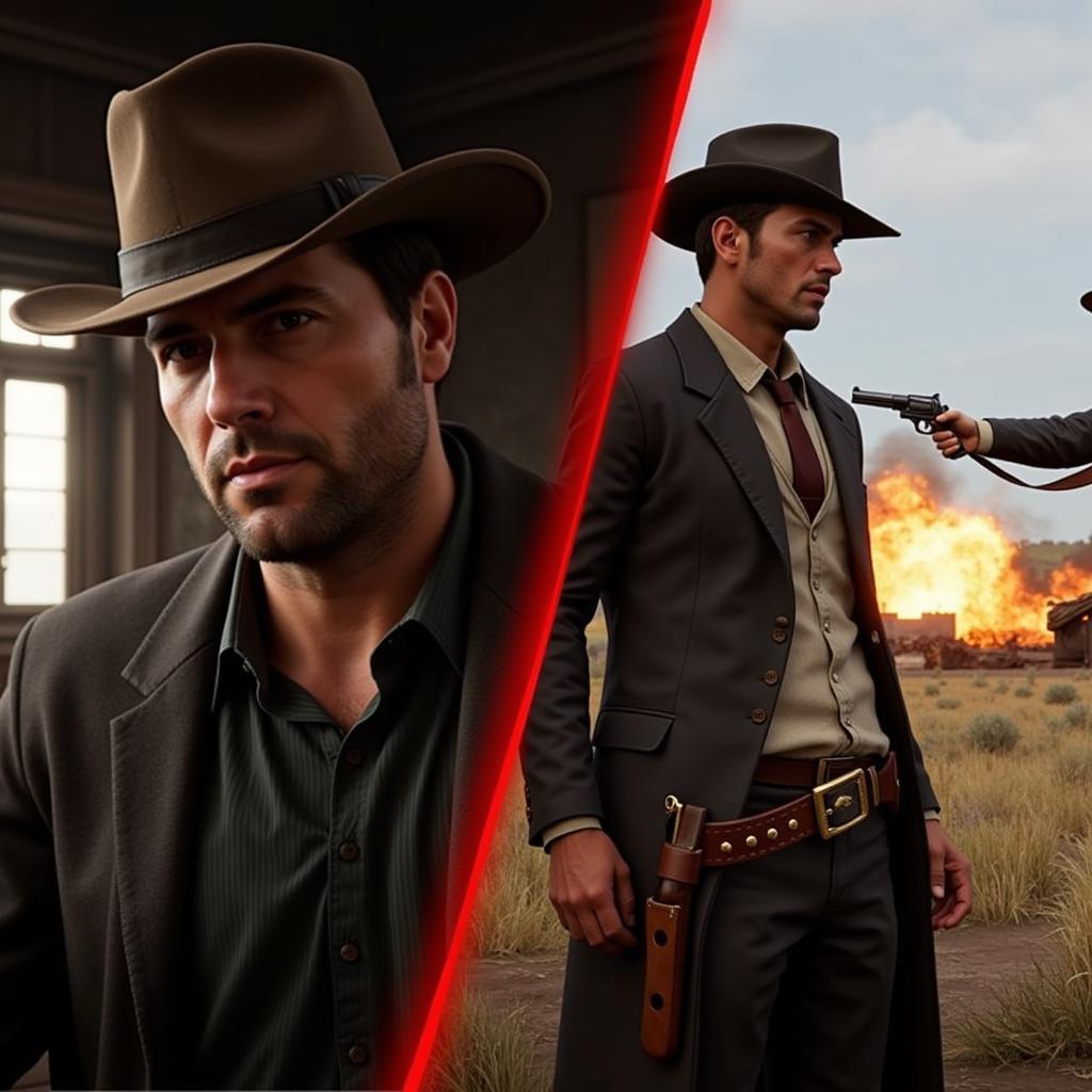 So sánh cốt truyện Red Dead Redemption vs Call of Juarez