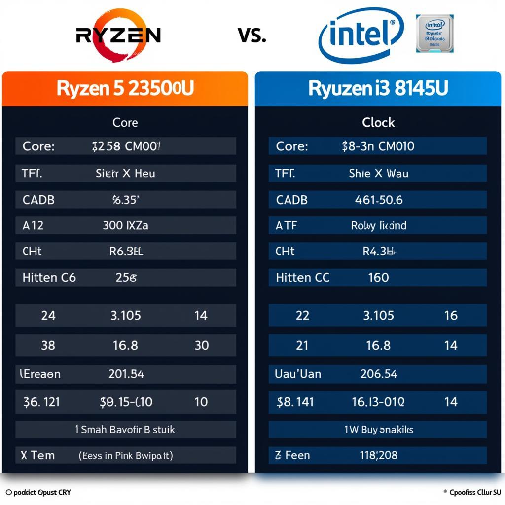 So sánh CPU Ryzen 5 2500U và i3 8145U