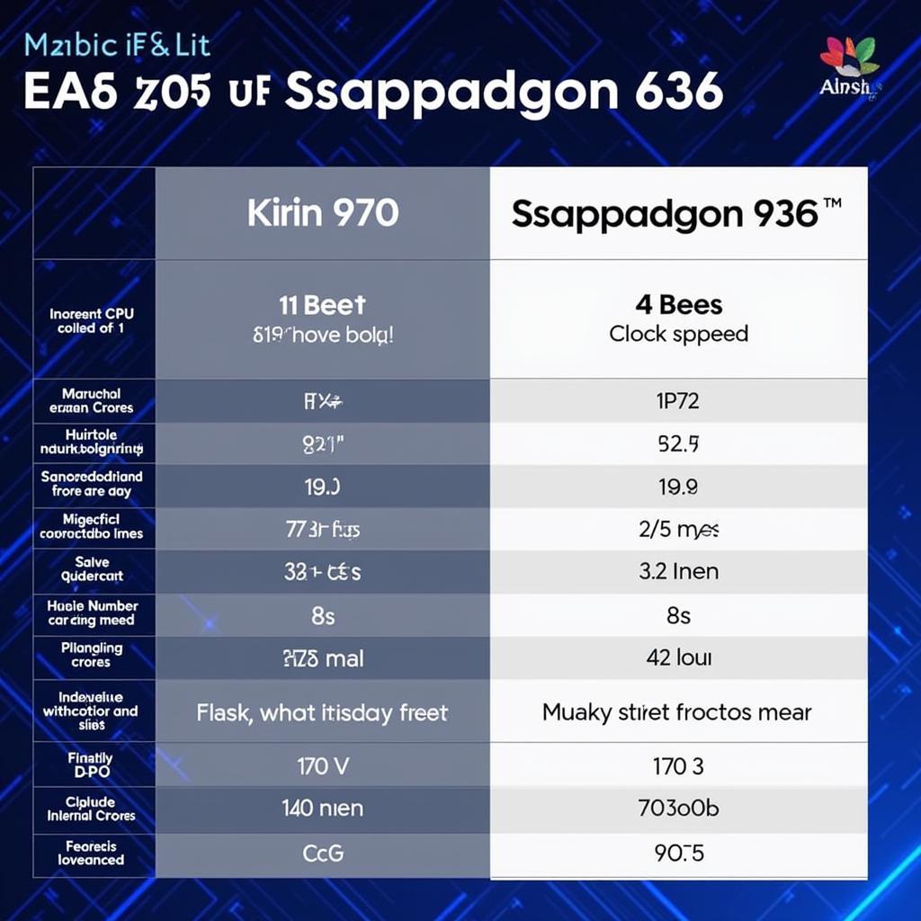 So sánh CPU Kirin 970 và Snapdragon 636