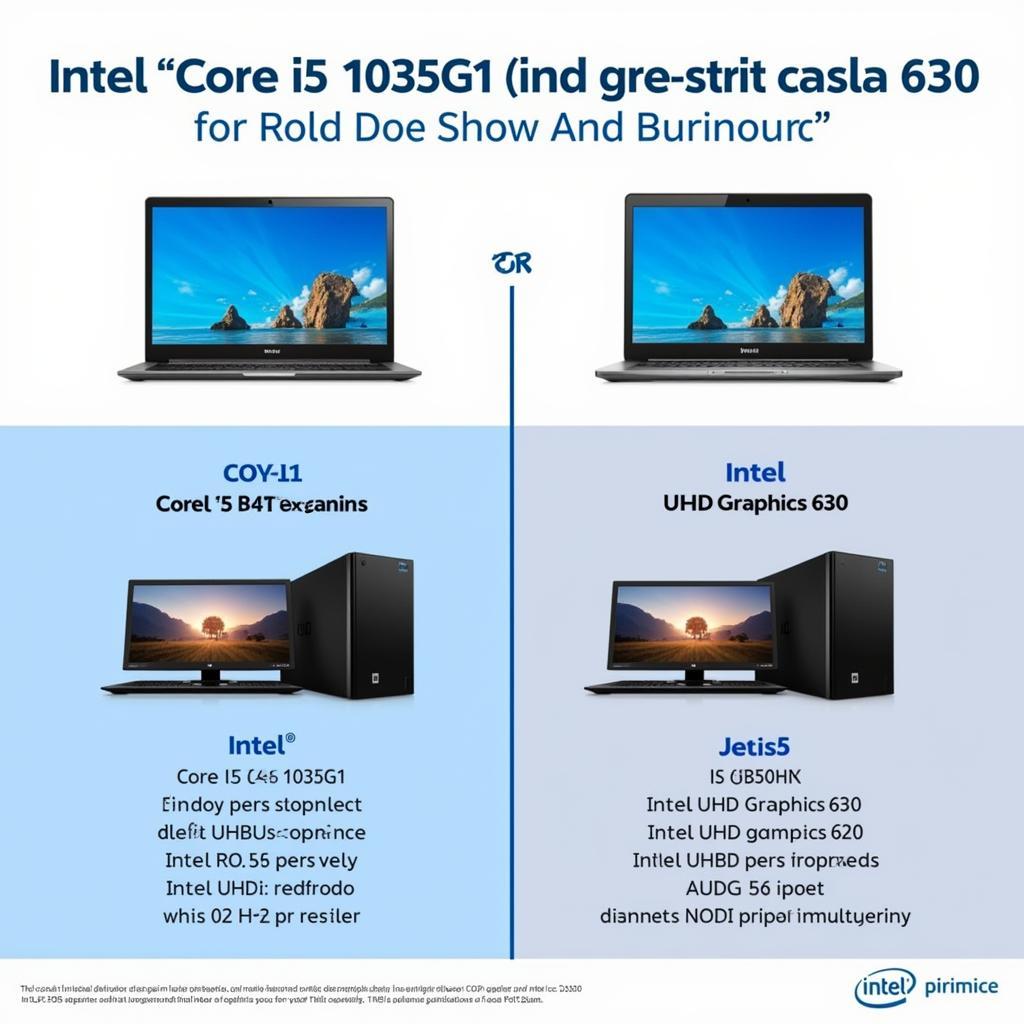 So sánh đồ họa i5 1035G1 và i5 8300H