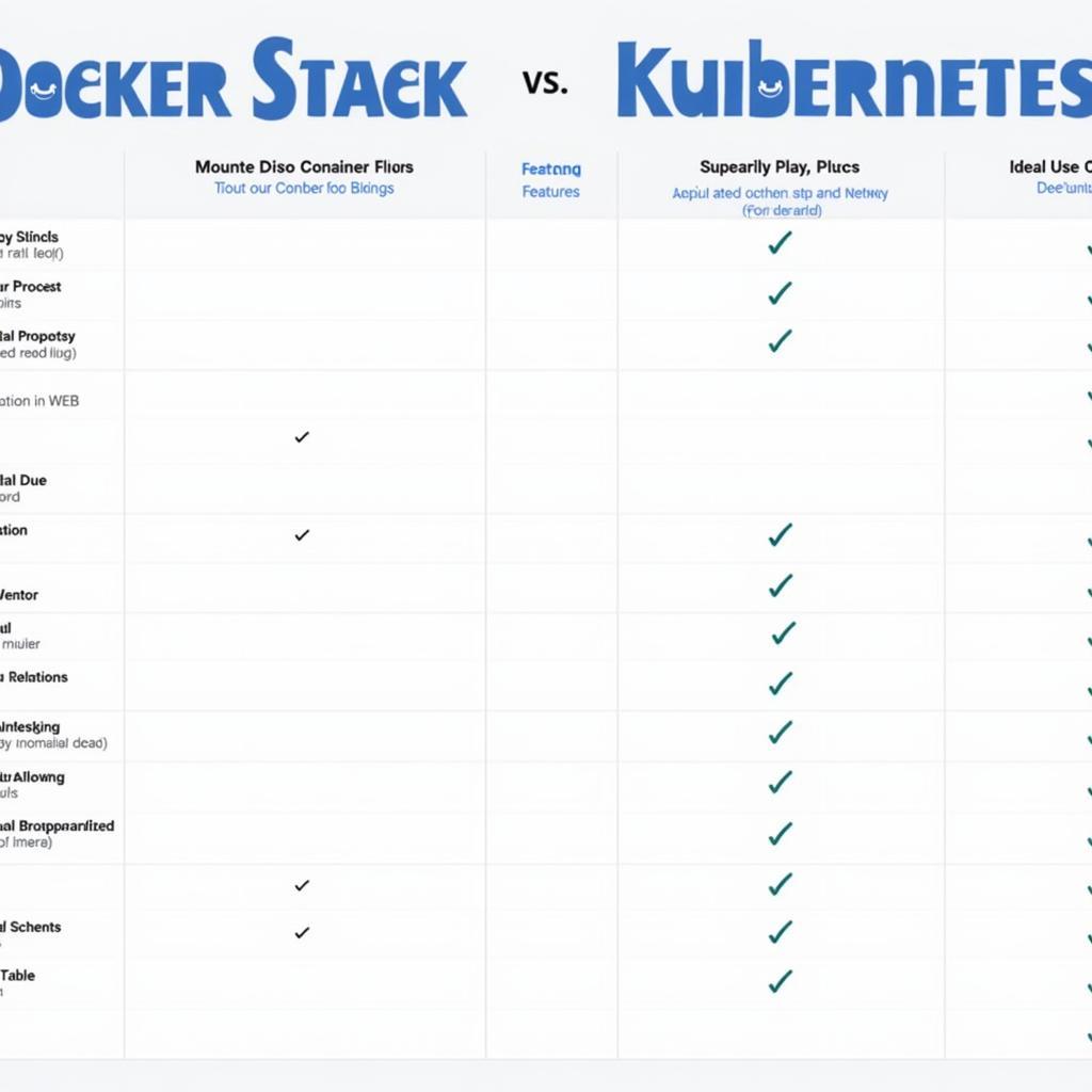 So sánh Docker Stack và Kubernetes