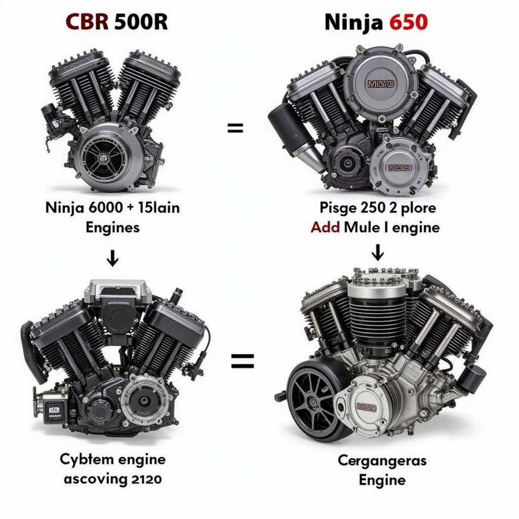 So sánh động cơ CBR500R và Ninja 650