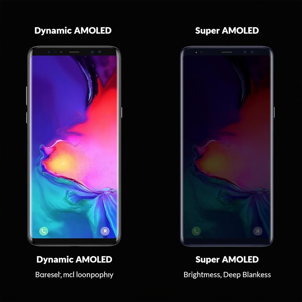 So sánh Dynamic AMOLED và Super AMOLED