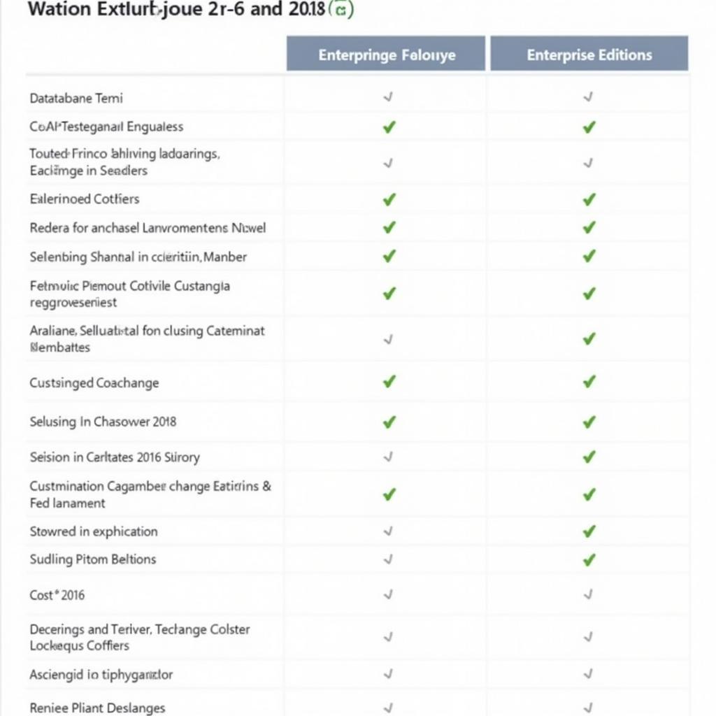 So sánh Exchange Server 2016 Standard và Enterprise