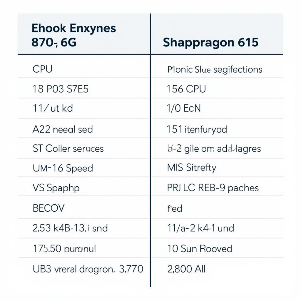 Exynos 7870 vs Snapdragon 615 CPU comparison