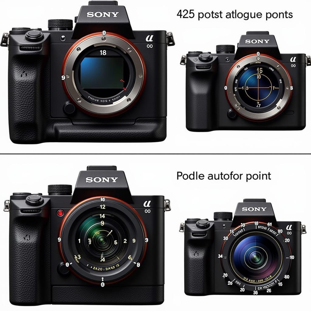 So sánh hệ thống lấy nét Sony a6000 và a6300