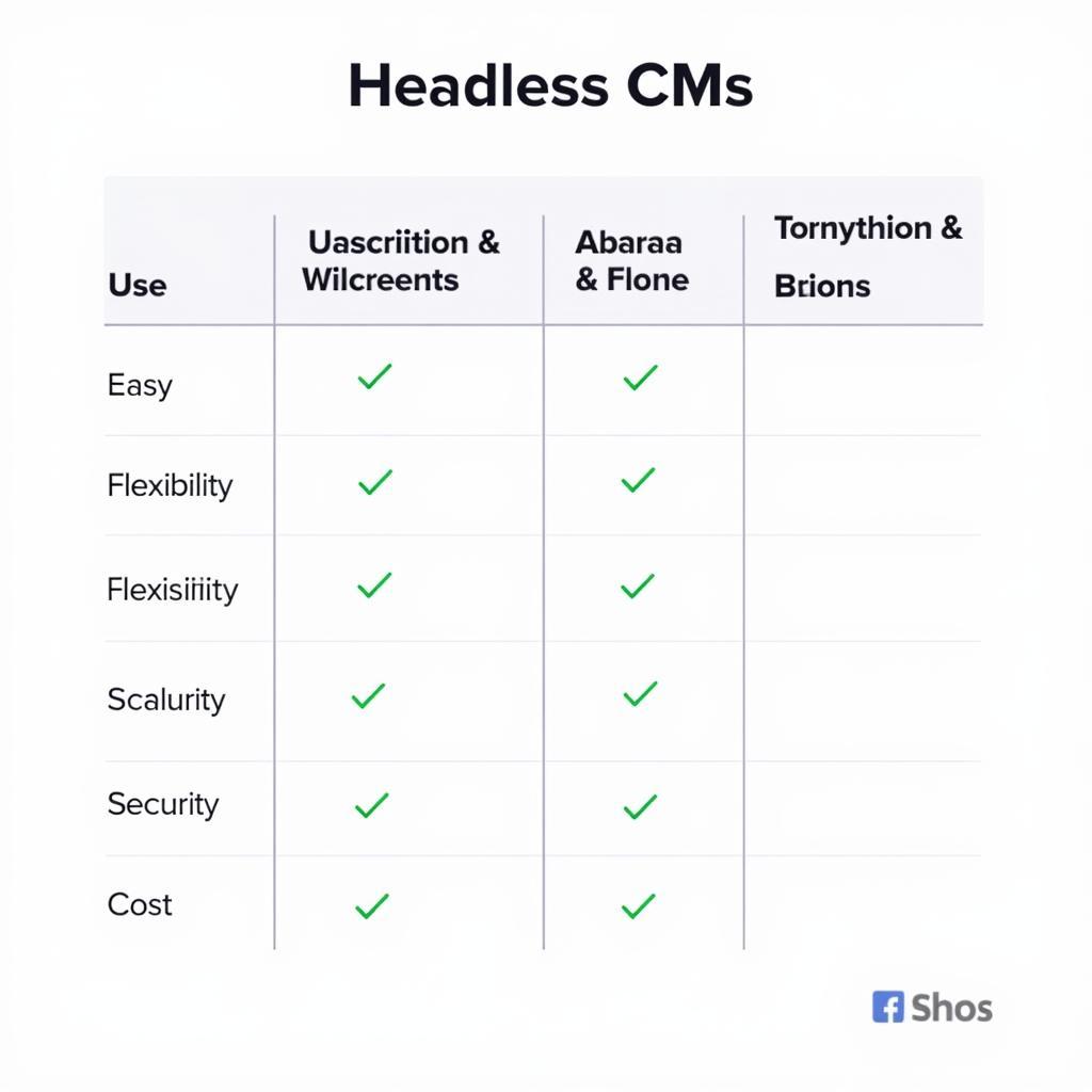 Bảng so sánh Headless CMS và CMS