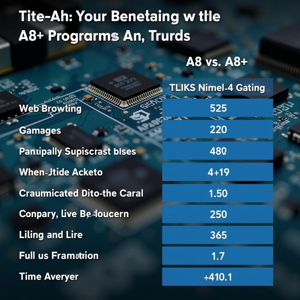 So sánh hiệu năng giữa chip A8 và A8+