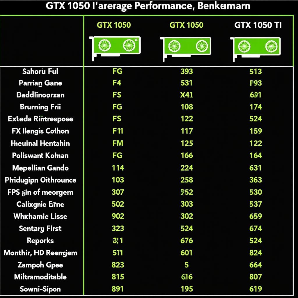 So sánh hiệu năng GTX 1050 Ti và GTX 1050