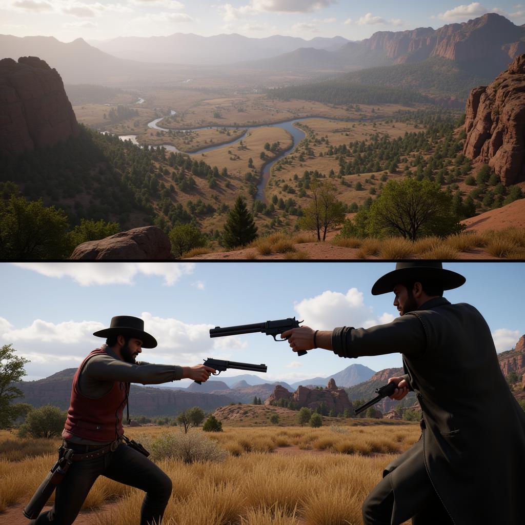 So sánh lối chơi Red Dead Redemption vs Call of Juarez