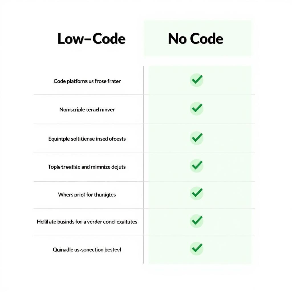 So sánh Low Code và No Code