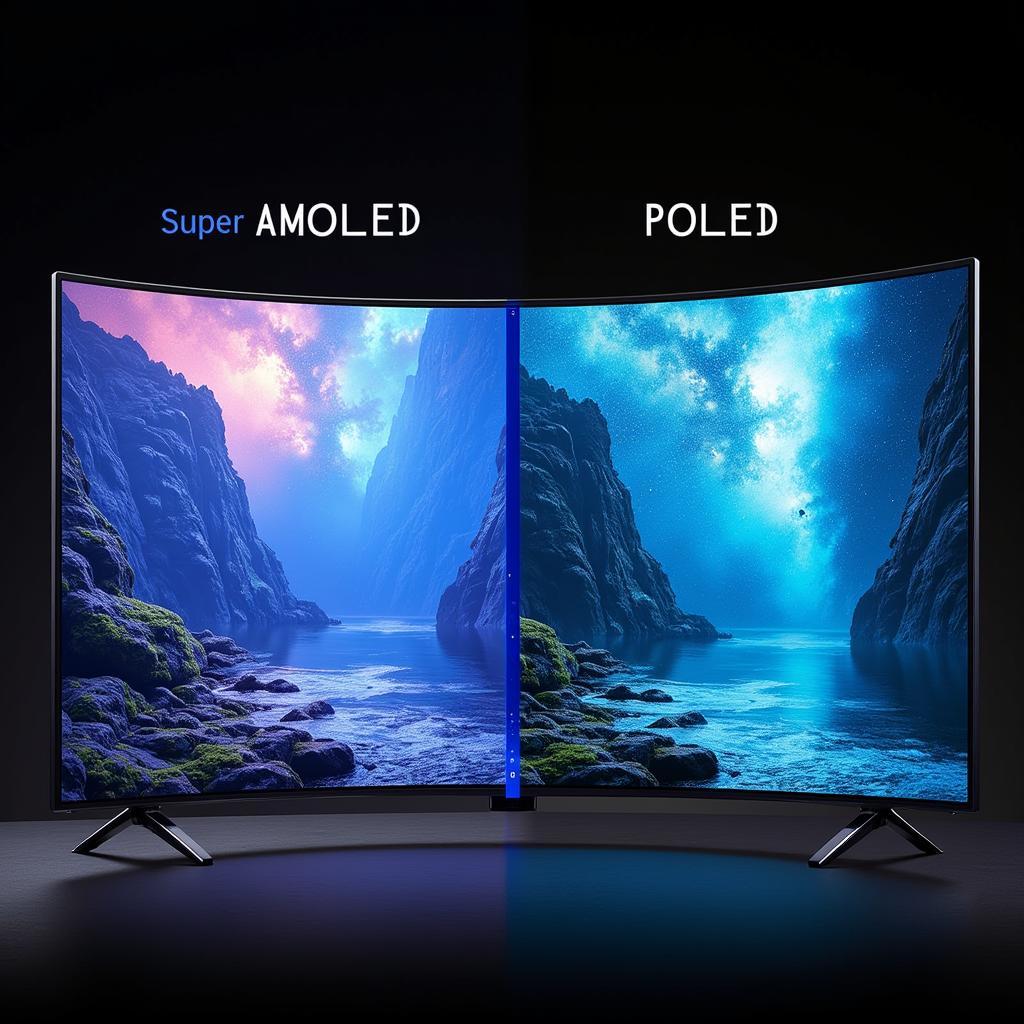 So sánh trực tiếp màn hình Super AMOLED và POLED