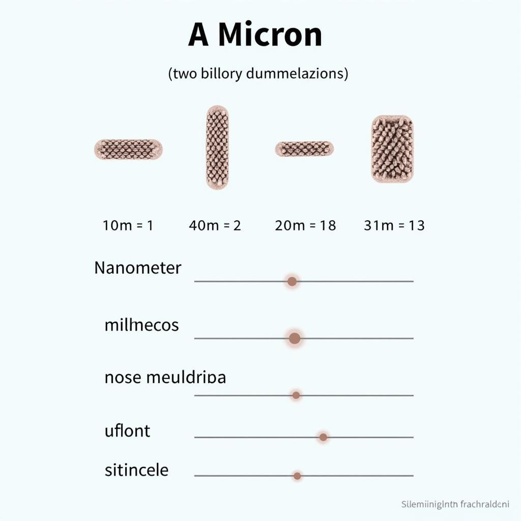 So sánh kích thước micron và um