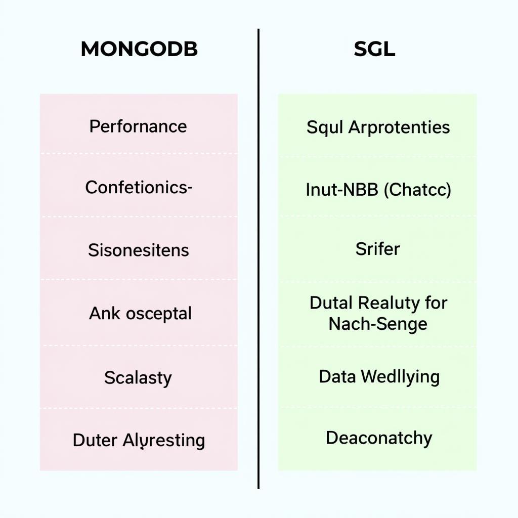 So sánh MongoDB và SQL