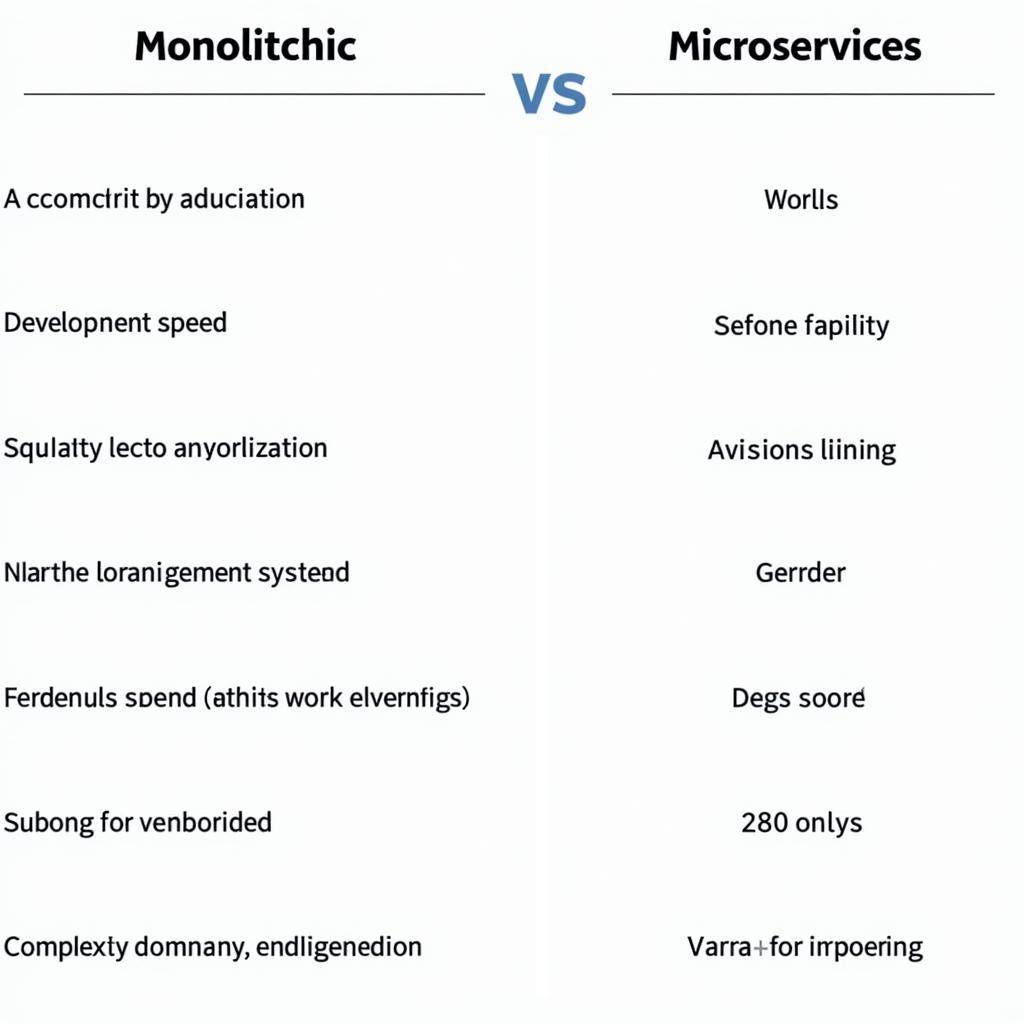 So sánh Monolith và Microservices