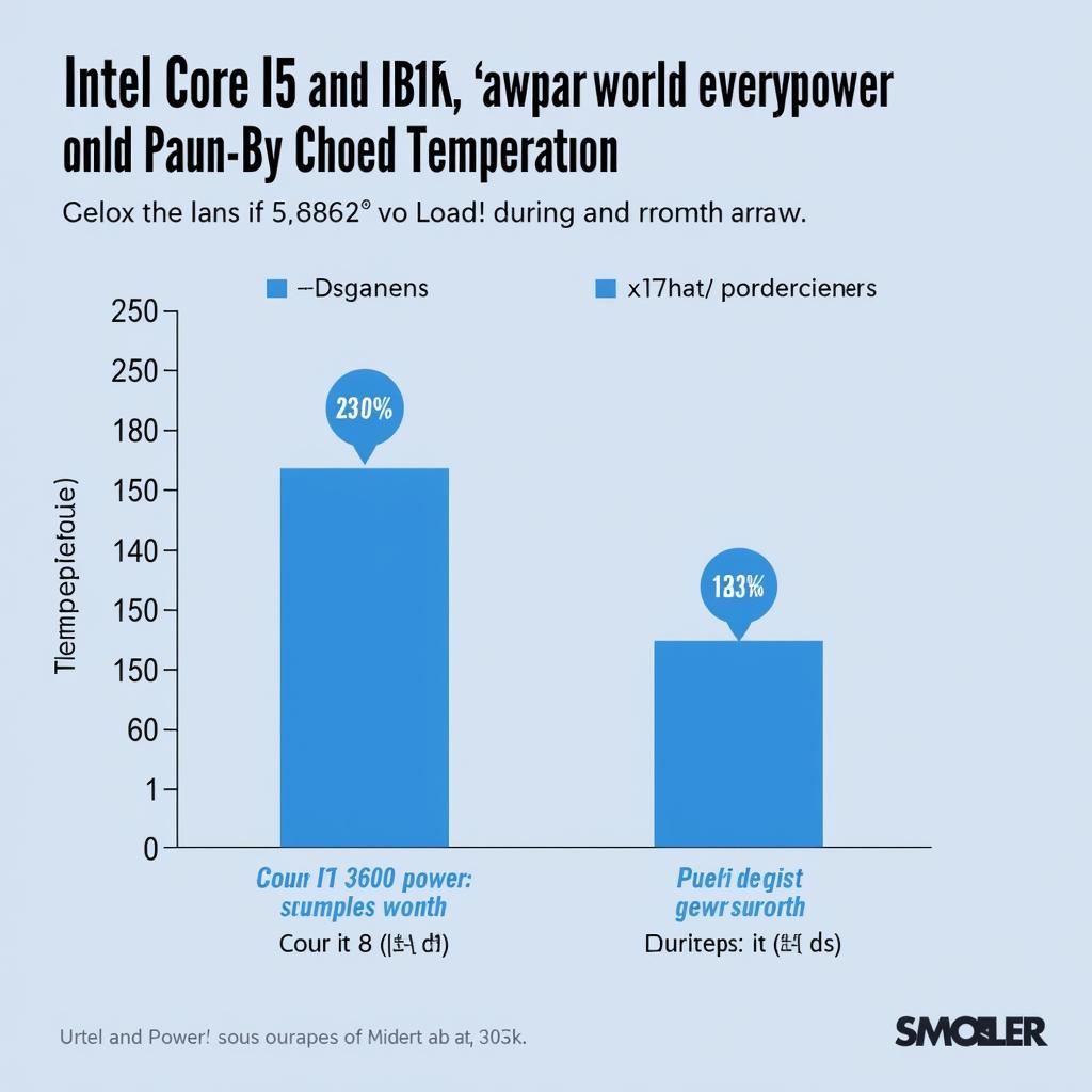 So sánh nhiệt độ và điện năng tiêu thụ Intel Core i5 3600 và 8700k