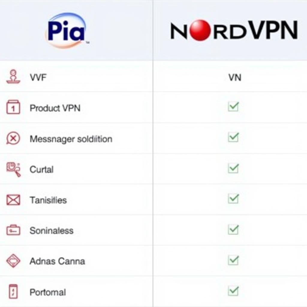 So sánh Pia VPN và NordVPN