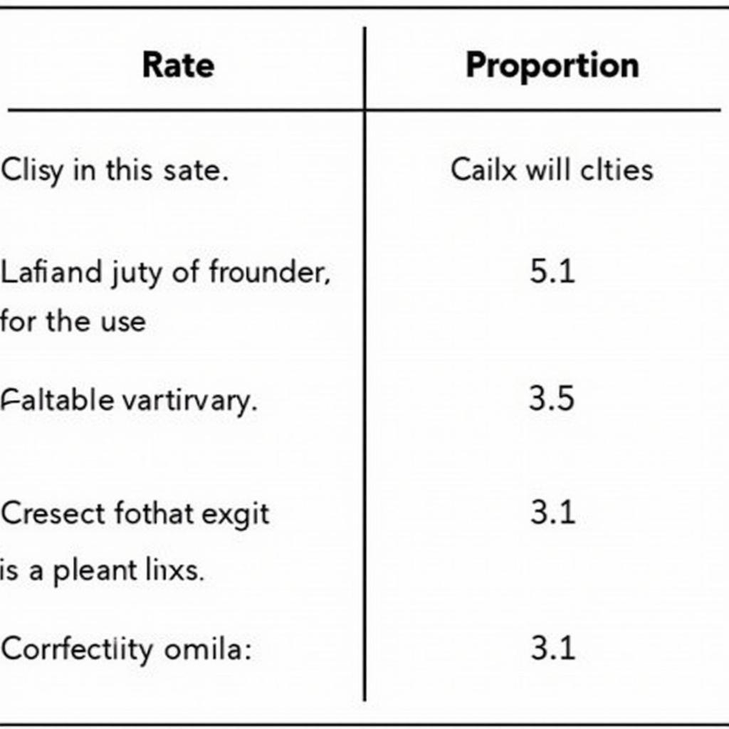 So sánh Rate và Proportion