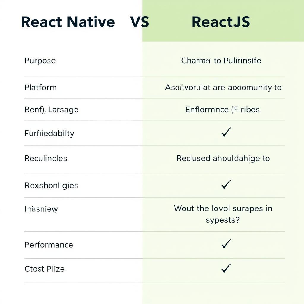 React Native vs ReactJS Comparison