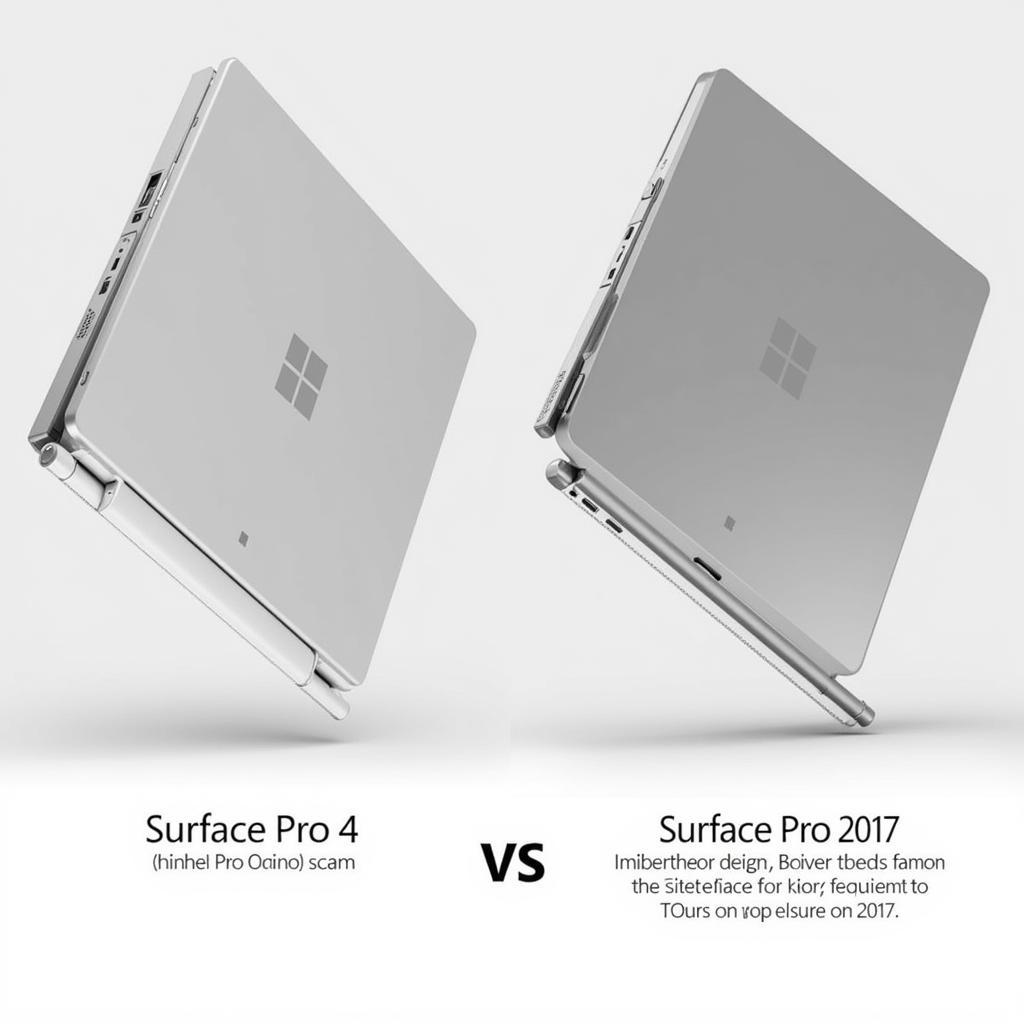 So sánh Surface Pro 4 và Surface Pro 2017