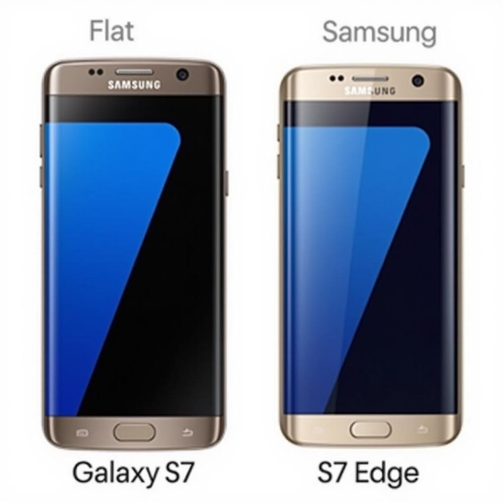 So sánh thiết kế Galaxy S7 và S7 Edge