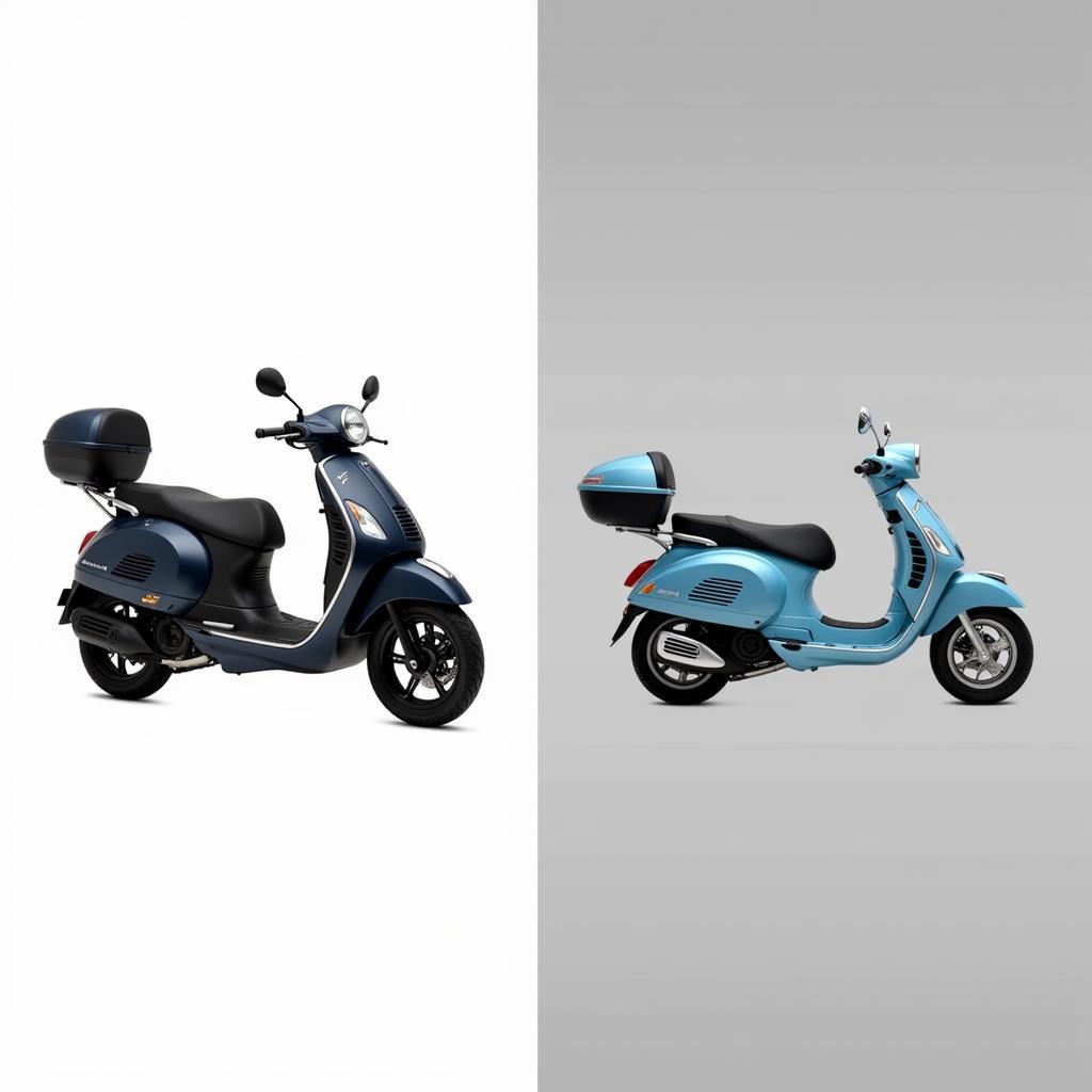 So sánh thiết kế Scomadi và Vespa