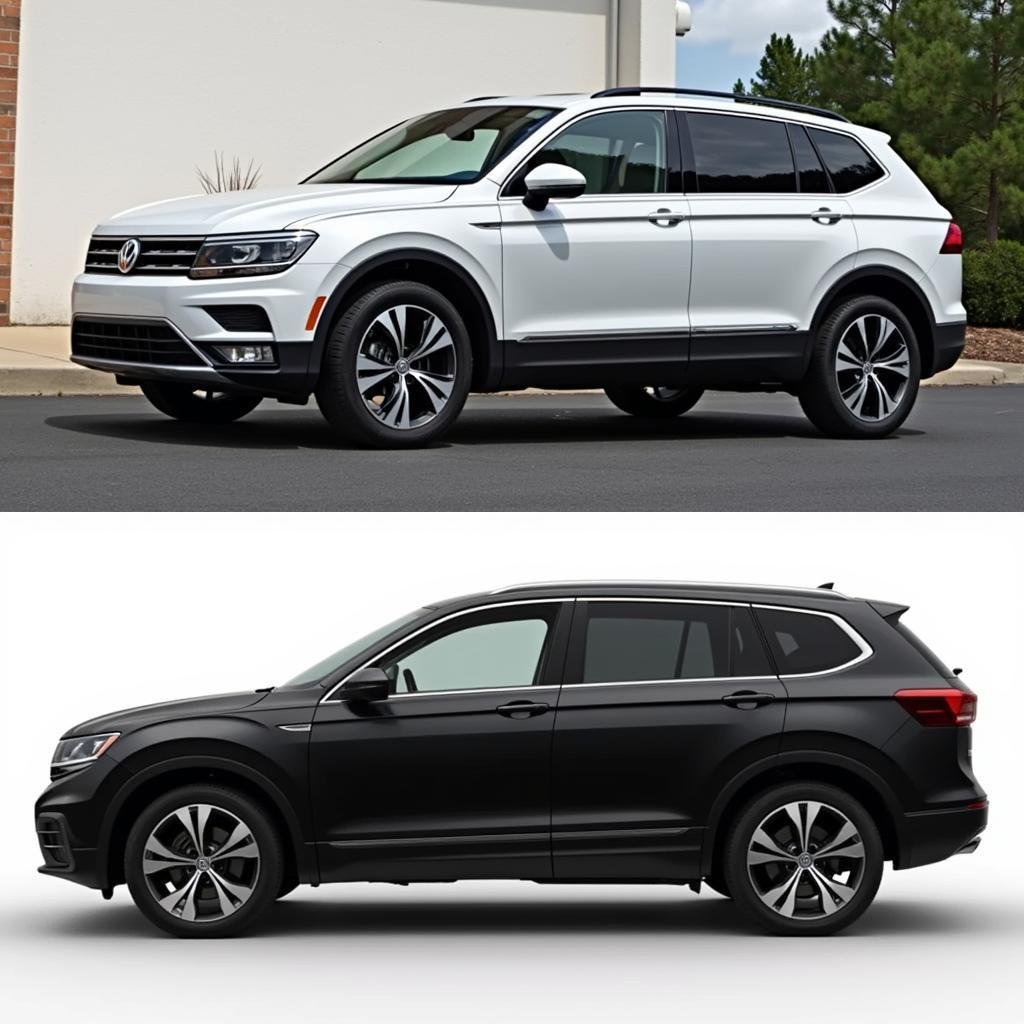 So sánh thiết kế Volkswagen Tiguan và Honda CRV