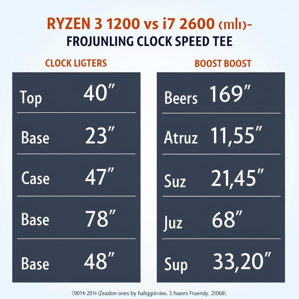 CPU Speed Comparison