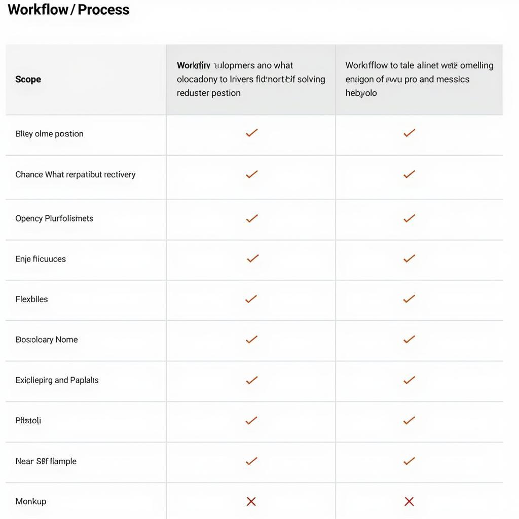 So sánh workflow và process