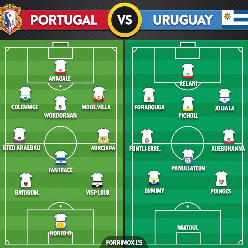 Soi kèo Bồ Đào Nha vs Uruguay: Dự đoán đội hình