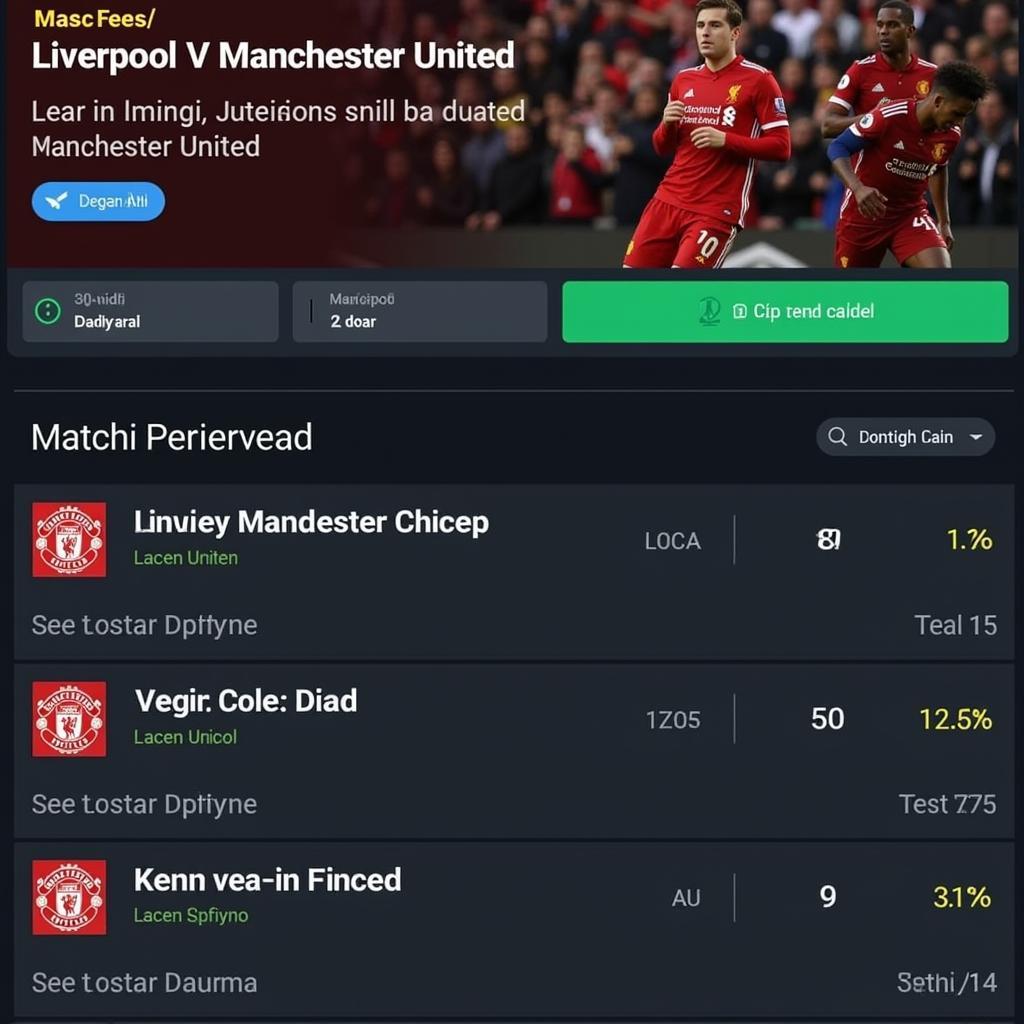 Soi kèo Liverpool - MU