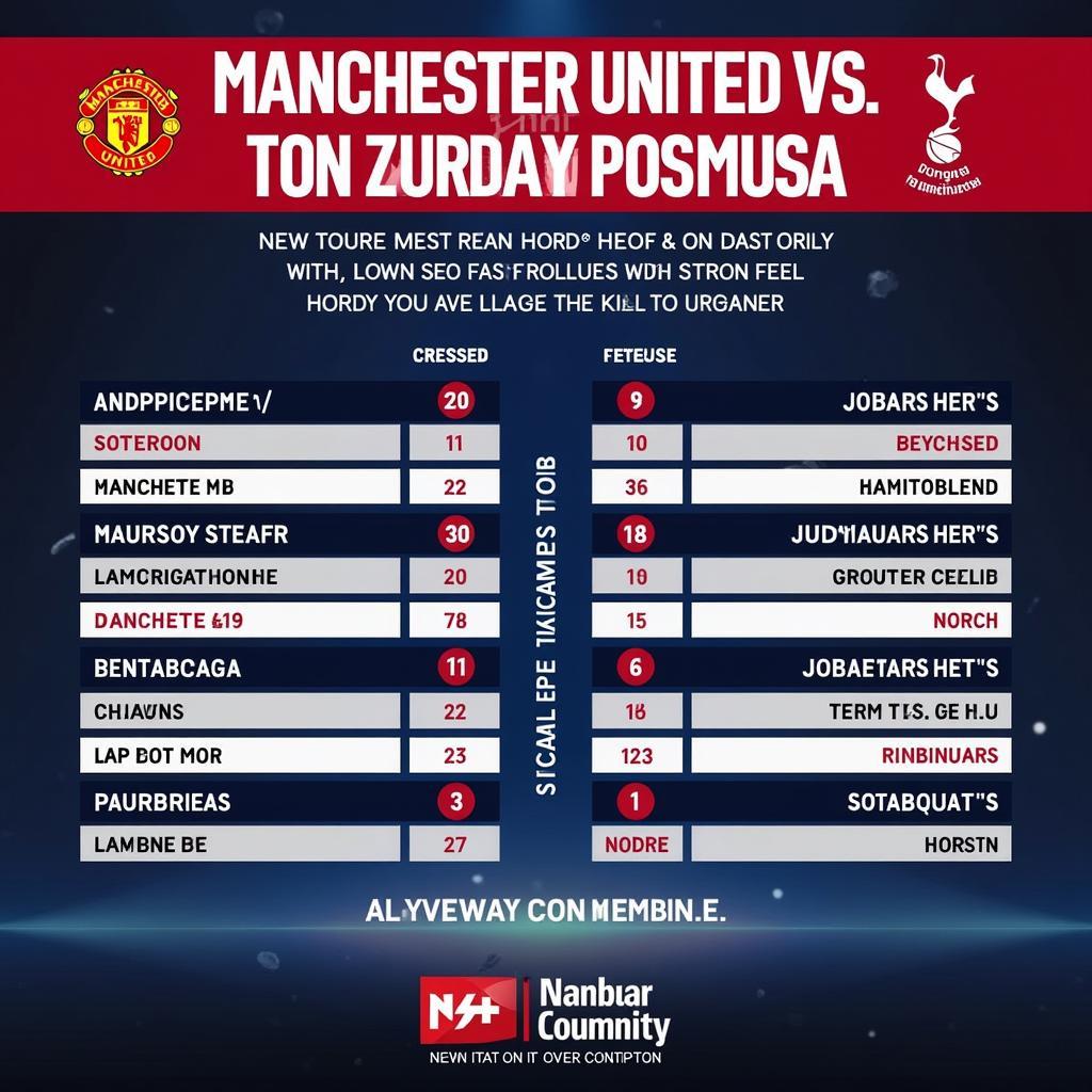 Lịch sử đối đầu MU vs TOT