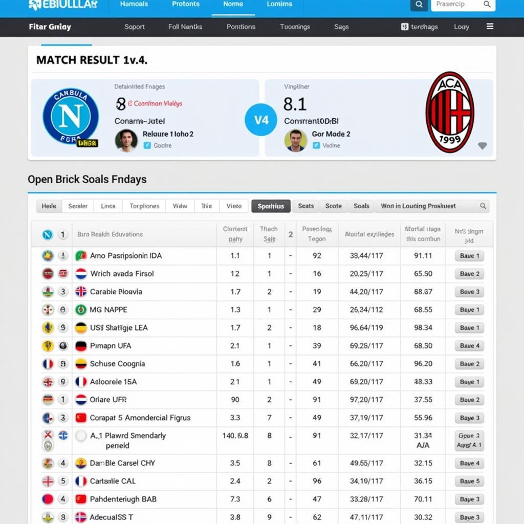 Soi kèo Napoli vs AC Milan