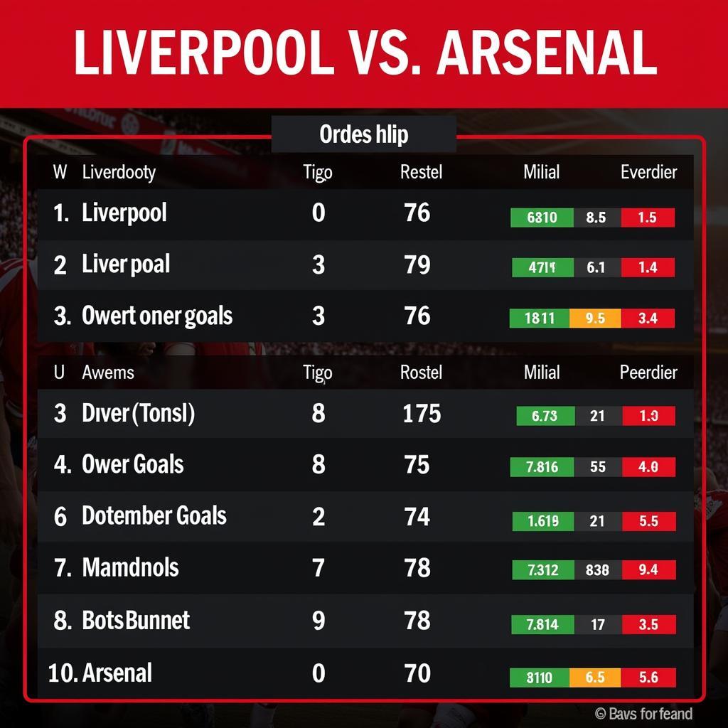 Soi Kèo Nhà Cái Liverpool vs Arsenal