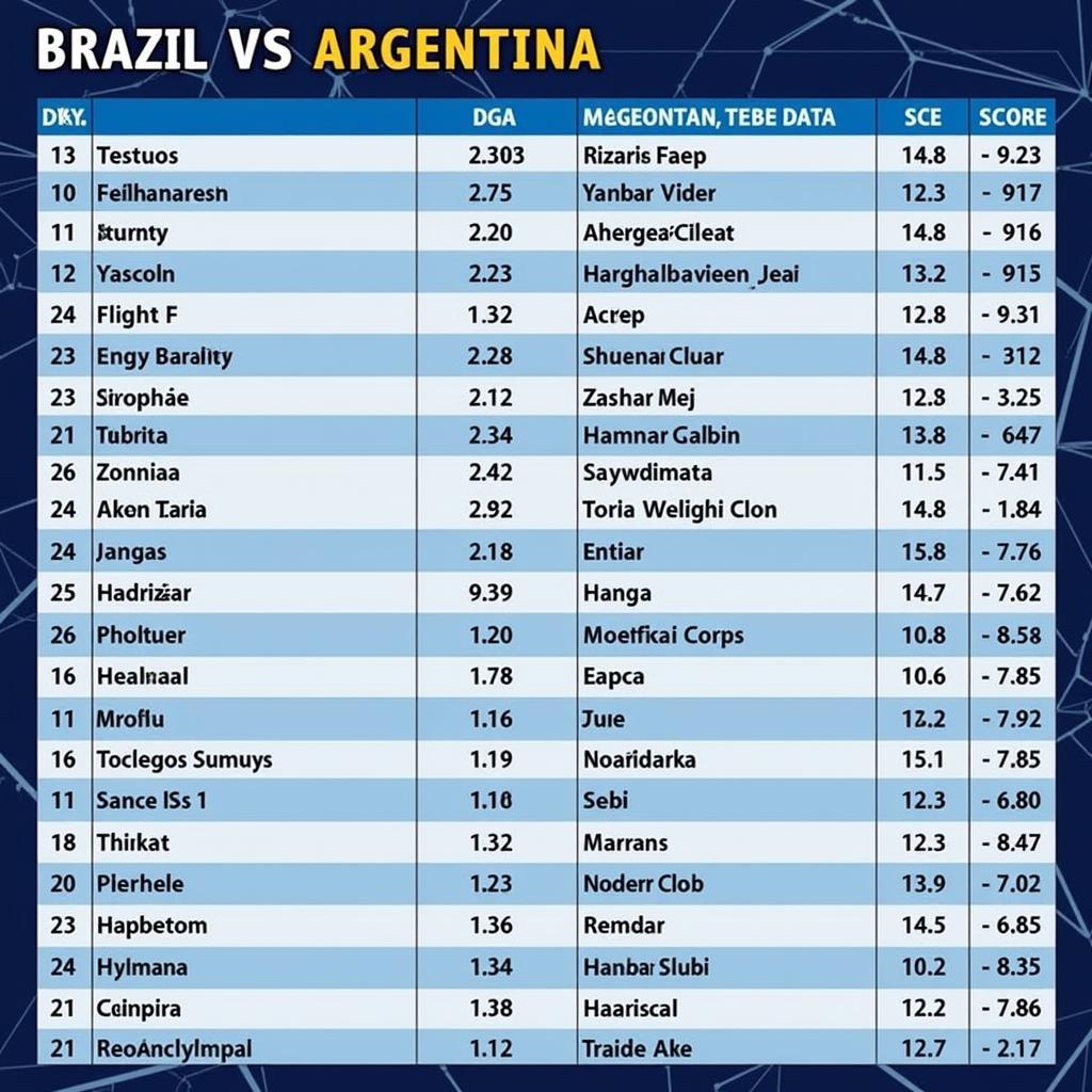 Lịch sử đối đầu Brazil - Argentina