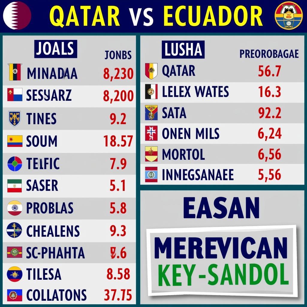 Soi kèo trận đấu Qatar vs Ecuador