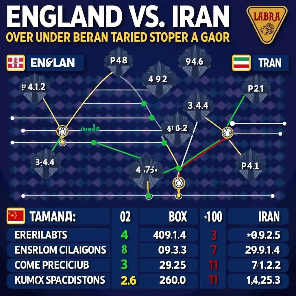 Soi kèo tài xỉu Anh vs Iran