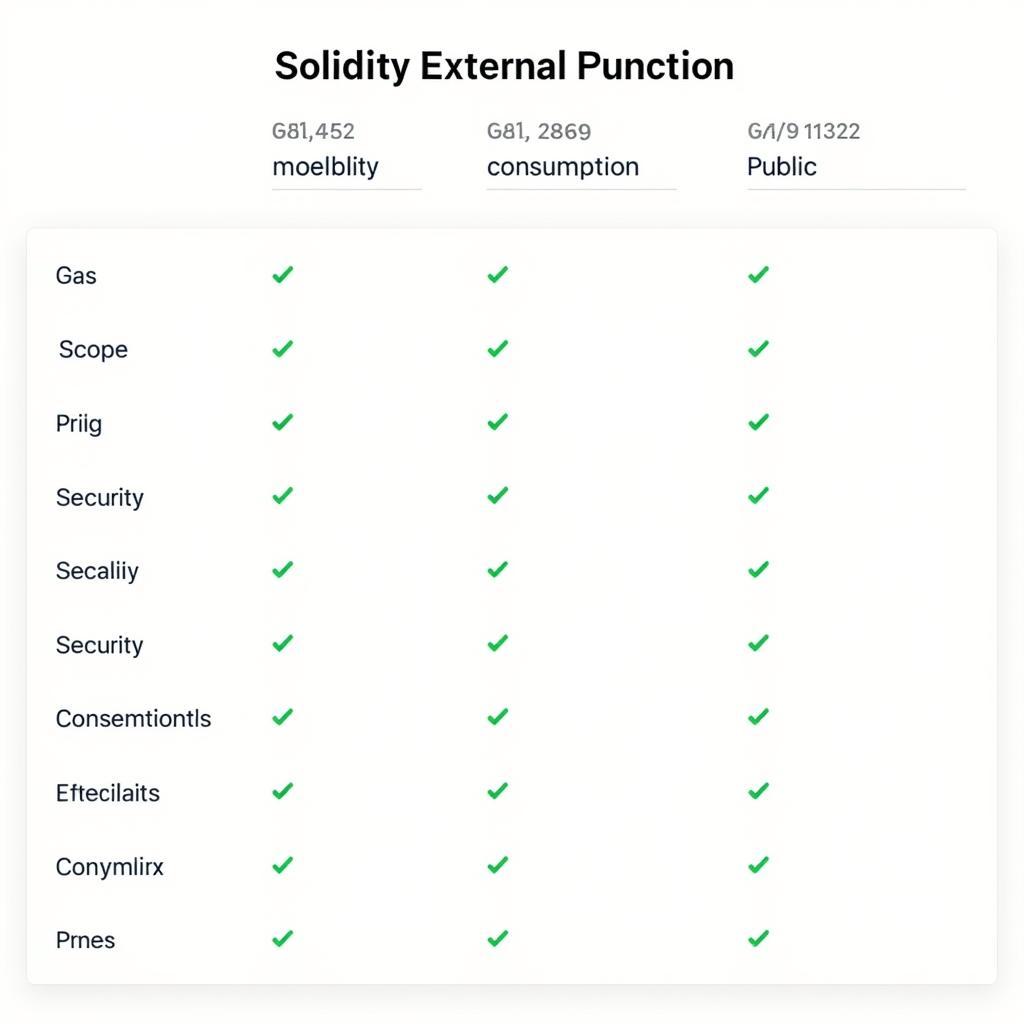 So sánh Solidity External vs Public